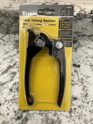 Titan 51503 Mini Tubing Bender For Tube Sizes: 1/8  3/16  1/4  • $14.95