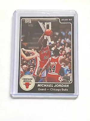 Michael Jordan 84-85 STAR #101 Black Border Rookie Card • $85