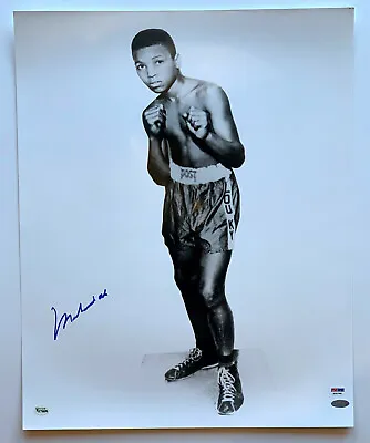 Muhammad Ali Young 12yo Signed 16x20 Photo PSA Online Authentics OA Steiner  • $1999