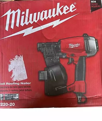 Milwaukee 7220-20 1-3/4 Inch Coil Roofing Nailer • $199.99