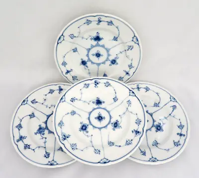 4 Pc B & G Denmark Copenhagen Blue Traditional 6 1/4  Bread & Butter Plates 28A • $89.10