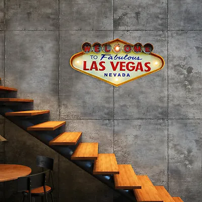 $42.03 • Buy Retro Neon Sign Light Welcome To Fabulous Las Vegas Nevada Cafe Bar Pub Decor