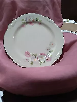 2 Homer Laughlin Fluffy Virginia Rose 7  Bread/ Dessert Plates  • $10