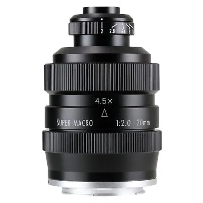 $328.90 • Buy Zhongyi Mitakon 20mm F/2 4.5X Super Macro Lens For Mirrorless Sony Fuji GH4