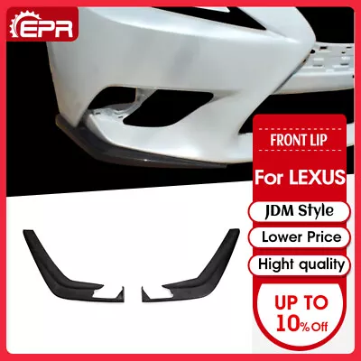 For Lexus IS250 IS350 14-16 JDM Style Carbon Front Lip Splitter • $539