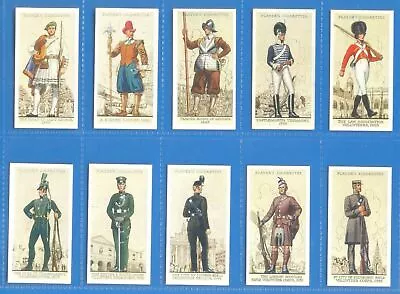 Uniforms Of The Territorial Army.set Of 50 Players Cigarette Cards Issued 1939 • £27.50