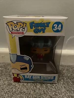 Family Guy Ray Gun Stewie Funko Pop Vinyl Figure Brand New Vaulted • £25
