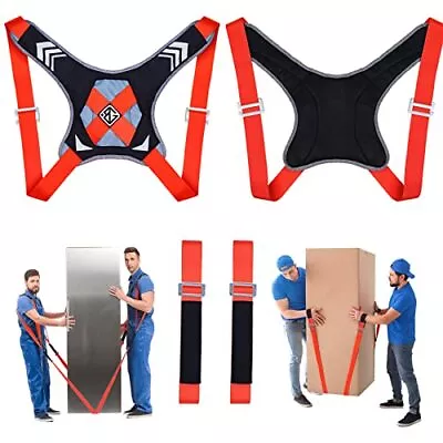 Moving Straps Lifting Strap For 2 Movers Adjustable Shoulder And Arm Lifting And • $28.31
