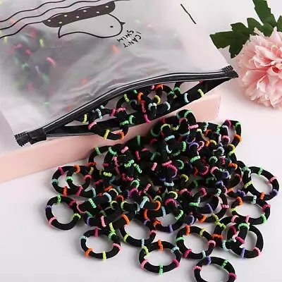 100pcs/lot Kids Small Hair Rope Scrunchy Elastic Girls Ties Rubber Hair • $1.68