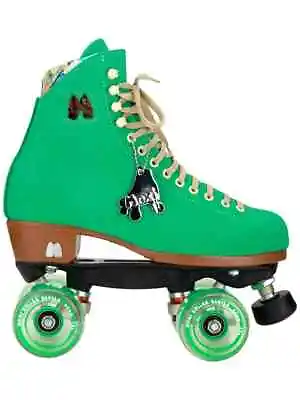 Moxi Lolly Green Apple Suede Leather Quad Fashion Roller Skates • $369.99