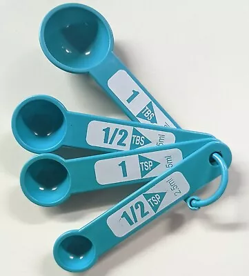 Turquoise Classic Measuring Spoons Set Of 4 • $9.99