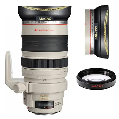 ULTRA WIDE ANGLE WITH MACRO FOR CANON EF 28-300mm F/3.5-5.6L IS USM Lens • $132.99