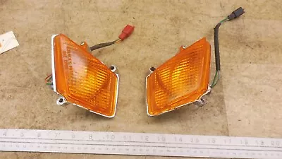 1988 Honda Elite 80 Moped H633-1) Left Right Front Turn Signals Blinkers Set • $48.24