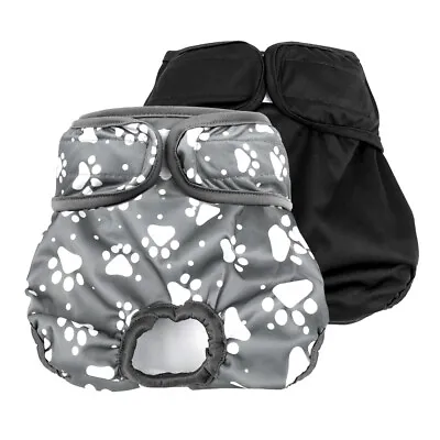 S-XL Female Dog Puppy Nappy Diapers Menstrual Sanitary Underwear Washable Poodle • £8.27