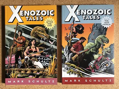 XENOZOIC TALES Vols 1 & 2  (Dark Horse 2003) SC TPB  Mark Schultz • $45.99