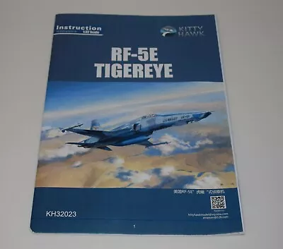 Kitty Hawk Rf-5e Tigereye Kh32023 ⭐parts⭐ Instruction Booklet&color Guide 1/32 • $8.47