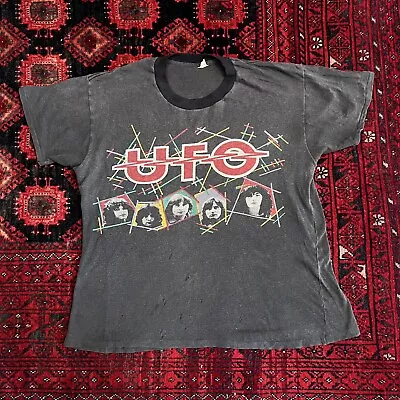 Vintage 1981 UFO Band Wild Willing & Innocent American Tour Shirt XL • $199.99