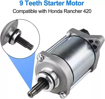 Starter Motor For Honda Mitsuba SM18 TRX420 Rancher 420 2007-2017 31200-HP5-601 • $40.79