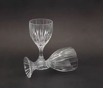 Mikasa Park Lane Wine Glasses Goblets Crystal 6 5/8” Set Of 2 Germany • $32.99