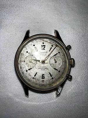 Vintage Dreffa Chronograph Incabloc Mens Watch Swiss 17 Rubis • $41