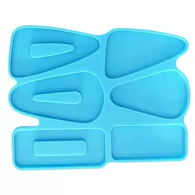 Silicone Hair Clip Resin Mold DIY Hair Pin Jewelry Casting Mold Hair Clip Making • £5.84