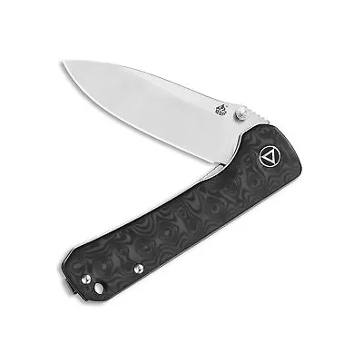 QSP Knives Hawk Liner Lock 131-C Knife CPM S35VN Steel/Black Marble Carbon Fiber • $123.95