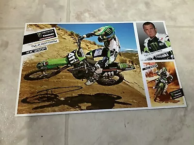 Tyla Rattray Signed Autographed Monster Energy Kawasaki Pro Circuit Motocross • $12