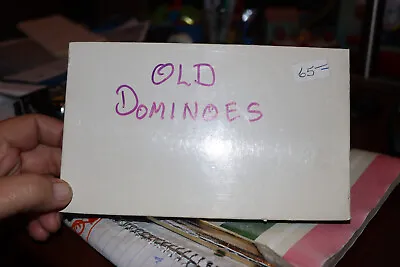 $30.99 • Buy Domino Game - Box Of 28 Vintage BAKELITE Dominoes IN EXCELLENT CONDITION