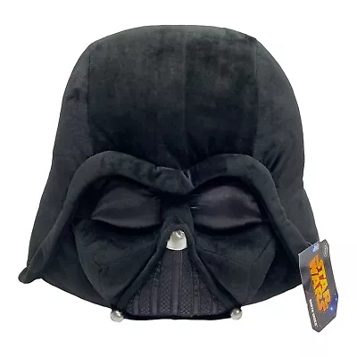 Star Wars Darth Vader Plush Pillow Mask Helmet 13” X 15” X 7” Lucasfilm Ltd. NWT • $37.68