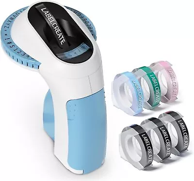 Phomemo Embossing Label Maker With 6PK Label Tapes 9mm E975 Junior Embosser • $18.69