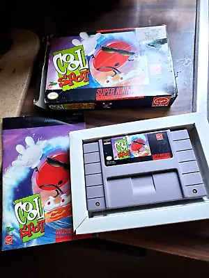 Super Nintendo 7UP Cool Spot Game In Box With Instructions • $30