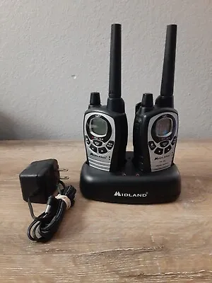 Midland GXT760 Two Way Radios With Charger Stand *Tested* Works Great • $28