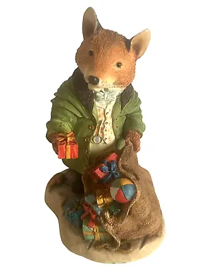 $59.95 • Buy Villeroy & And Boch Winter At Foxwood Tales 21 Squire Fox 1994 VTG Figurine /Tin
