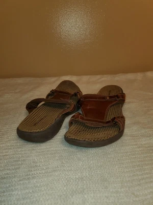 $27.99 • Buy Merrell Womens 9 Leather Performance Sandal Glade Brown Slip On Slides