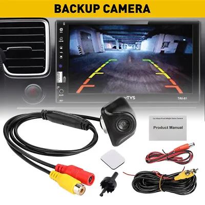 Rear View Reverse Backup Camera Parking 170°Wide Angle Night Vision Adjustable • $13.29
