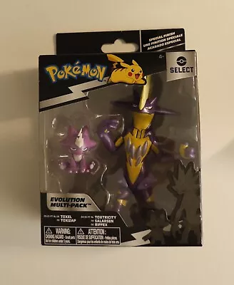 Pokemon Evolution Multi-Pack Toxel And Toxizap Jazwares Action Figure Gift • $20