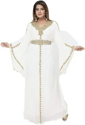 £53.47 • Buy New Exclusive Modern Kaftan Farasha Elegant Beautiful Long Sleeve Party Dress