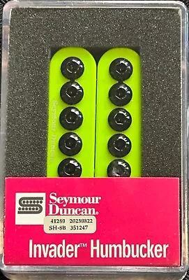 Seymour Duncan SH-8B Invader 6 String Bridge Humbucker - NEON GREEN • $109