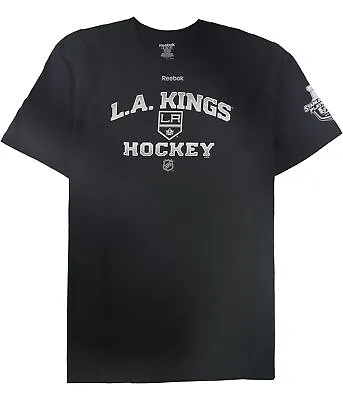 Reebok Mens LA Kings Hockey Graphic T-Shirt Black Medium • $15.53