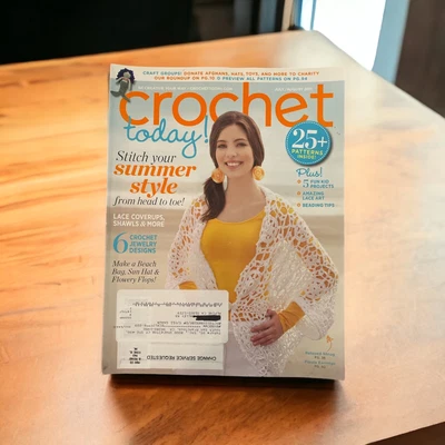 $8 • Buy Crochet Today Magazine July/August 2011 Yarn Vintage