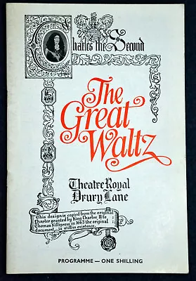 £4.99 • Buy 1971 THE GREAT WALTZ Theatre Programme Sari Barabas  Walter Cassel  Dianne Todd 