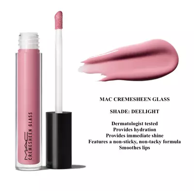 MAC CREMESHEEN GLASS #202 DEELIGHT 2.7 G ~Mid-tone Neutral New In Box~ Authentic • $13.91