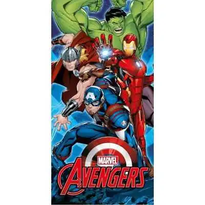 Avengers Marvel Towel Beach Swimming Holiday 100% Cotton 140 X 70cm • £14.99