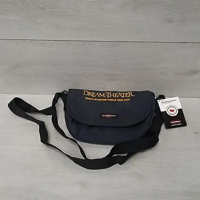 Dream Theatre World Tour 2007 Crew Only Eastpak Navy Shoulder Satchel Bag 2.5L • £299.99