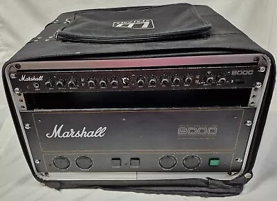 Marshall 9000 Series 9005 50/50 Stereo Power Amp & 9001 Valve Preamp • £580