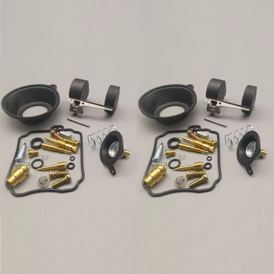 $22.33 • Buy 2SET For Yamaha XVS650 V-STAR 1998-2015 Carburetor Repair Kit Rebuild Float