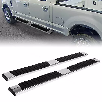 Fits 2015-2024 Ford F150 Super Crew Cab 6.5  Steel+ABS Running Boards Step Bars • $121.59