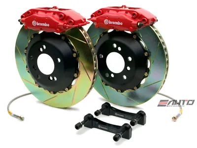 Brembo Rear GT Big Brake B Caliper Red 345x28 Slot Disc R32 R33 R34 Skyline GT-R • $4395