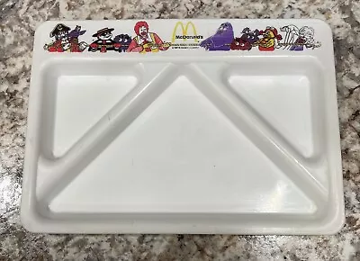 Vintage McDonald’s 1987 Whirley Industries Divided Happy Meal Tray • $7