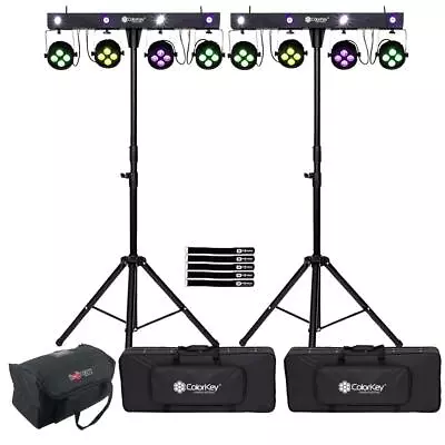 ColorKey CKU-3060 PartyBar Mobile 150 All-in-One DJ Stage Lighting Effect Sys... • $999.98